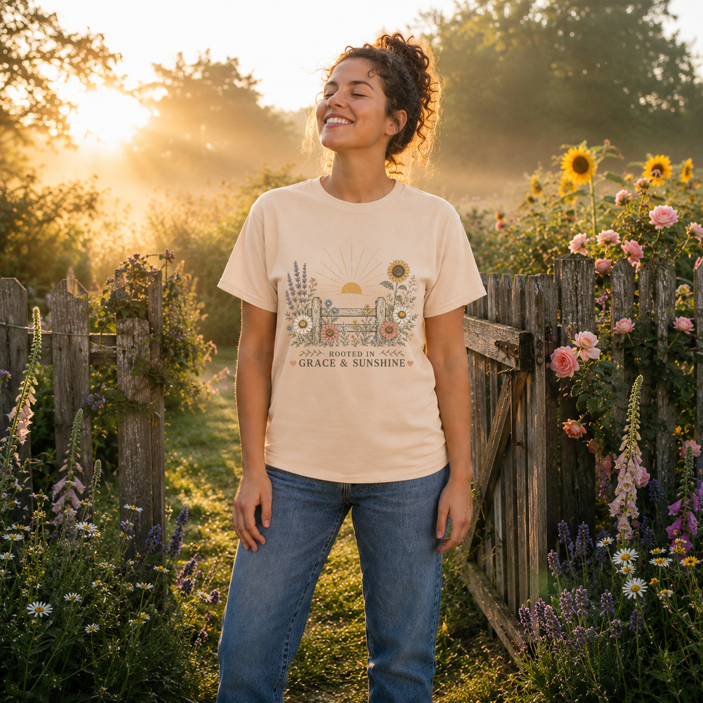 Rooted in Grace & Sunshine T-Shirt