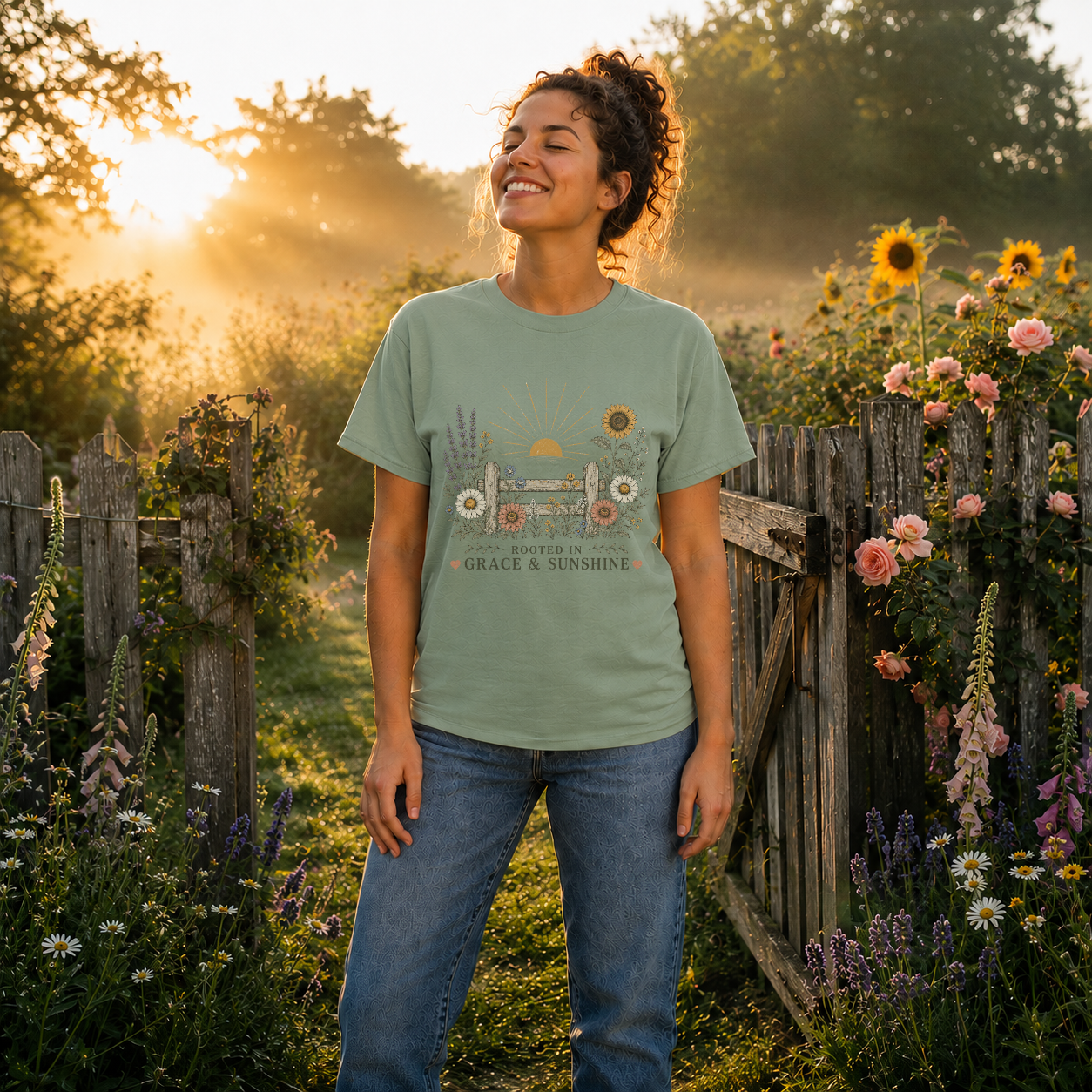 Rooted in Grace & Sunshine T-Shirt
